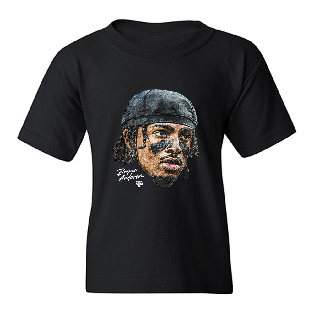Texas A&M - NCAA Football : Bryce Anderson - GameFace Youth T-Shirt-0