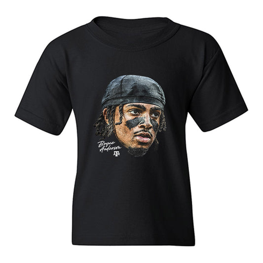 Texas A&M - NCAA Football : Bryce Anderson - GameFace Youth T-Shirt-0
