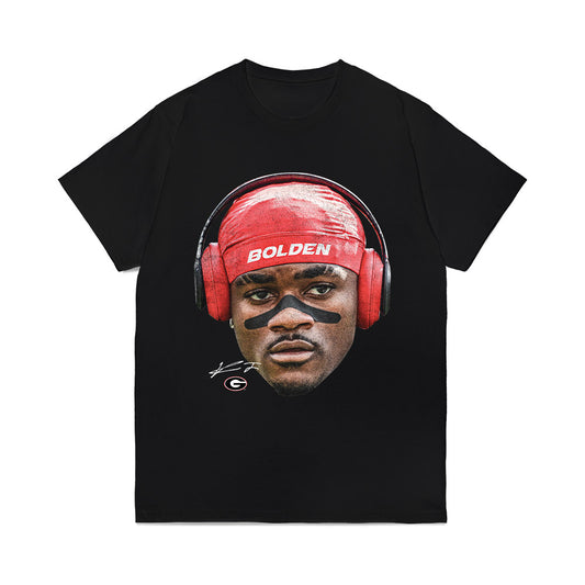 Georgia - NCAA Football : KJ Bolden - Game Face Comfort Colors T-Shirt-0