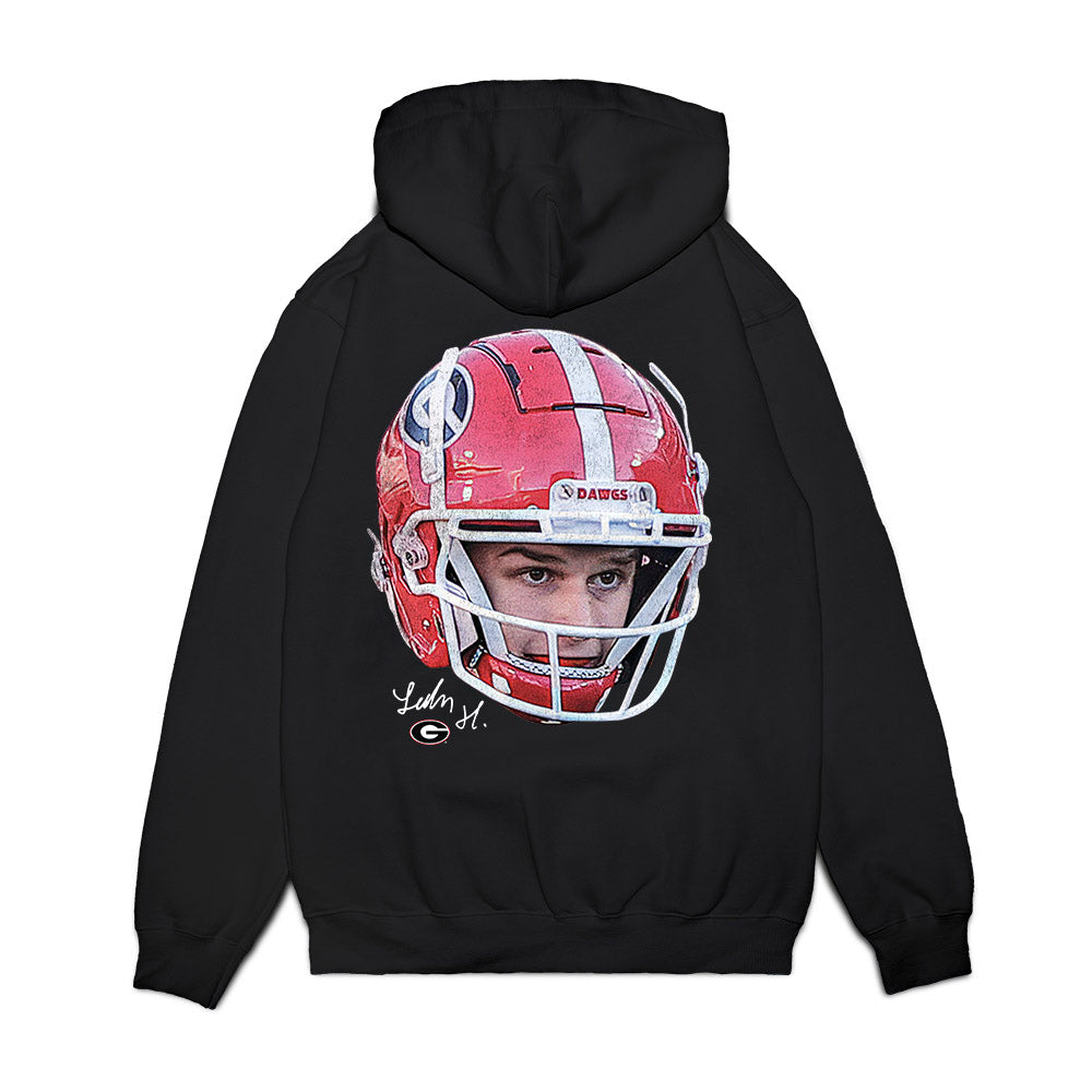 Georgia - NCAA Football : London Humphreys - Game Face Premium Hooded Sweatshirt-1