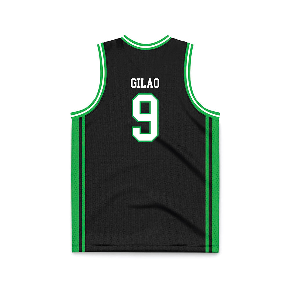 Marshall - NCAA Men's Basketball : Kenan Gilao - Black Basketball Jersey-1