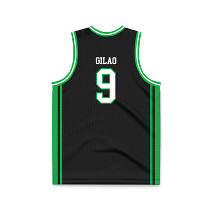 Marshall - NCAA Men's Basketball : Kenan Gilao - Black Basketball Jersey-1