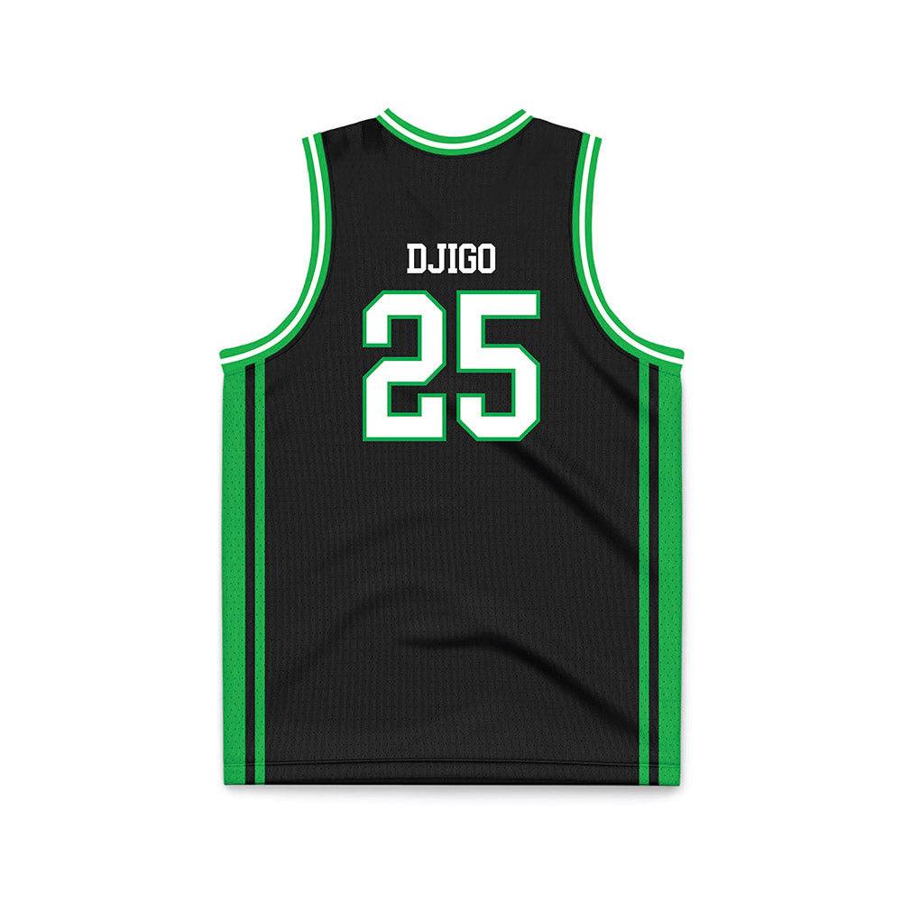 Marshall - NCAA Men's Basketball : Boubacar Djigo - Black Basketball Jersey-1