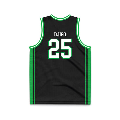 Marshall - NCAA Men's Basketball : Boubacar Djigo - Black Basketball Jersey-1