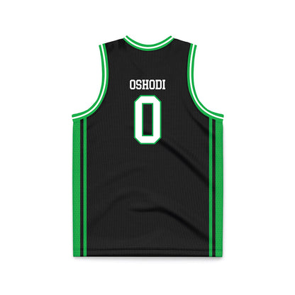 Marshall - NCAA Men's Basketball : Fazl Oshodi - Black Basketball Jersey-1