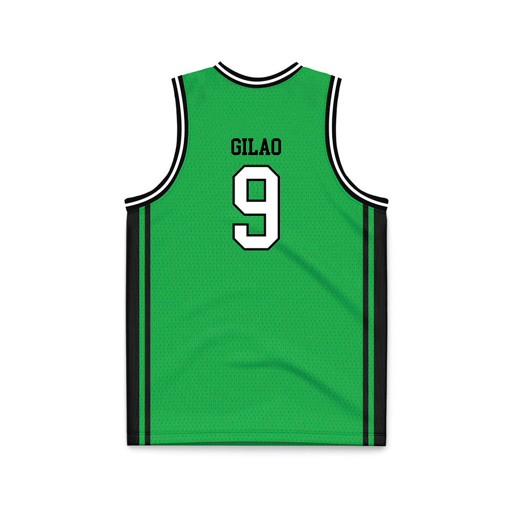 Marshall - NCAA Men's Basketball : Kenan Gilao - Green Basketball Jersey-1