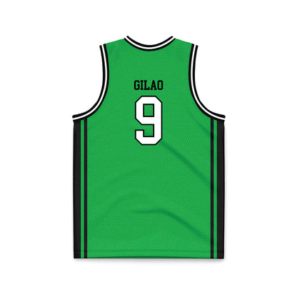 Marshall - NCAA Men's Basketball : Kenan Gilao - Green Basketball Jersey-1