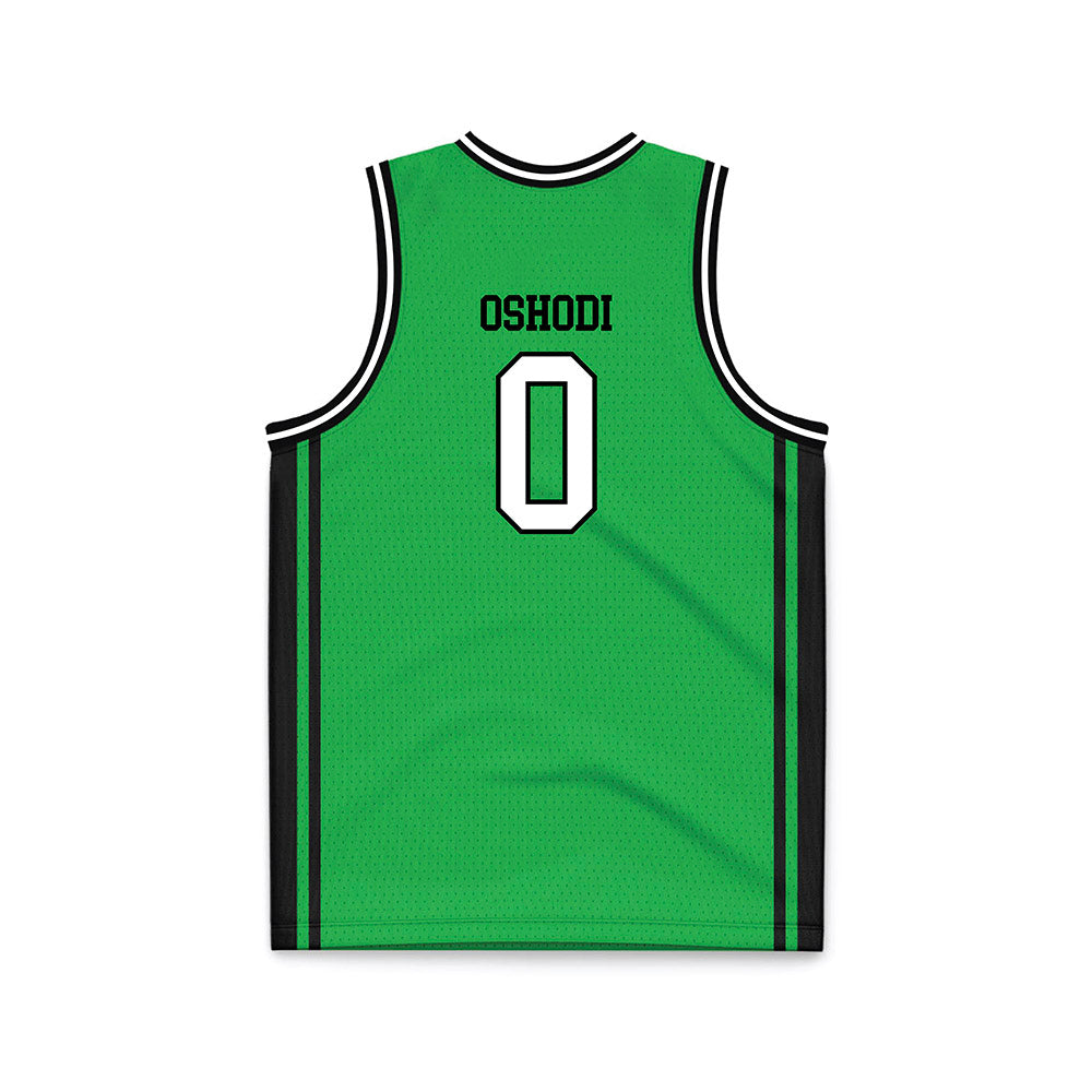 Marshall - NCAA Men's Basketball : Fazl Oshodi - Green Basketball Jersey-1