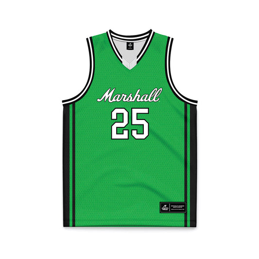 Marshall - NCAA Men's Basketball : Boubacar Djigo - Green Basketball Jersey-0