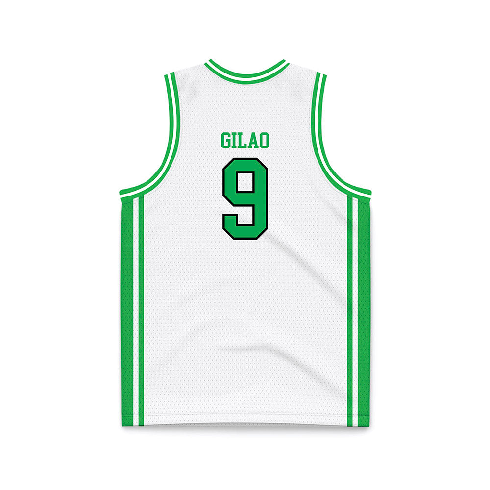 Marshall - NCAA Men's Basketball : Kenan Gilao - White Basketball Jersey-1