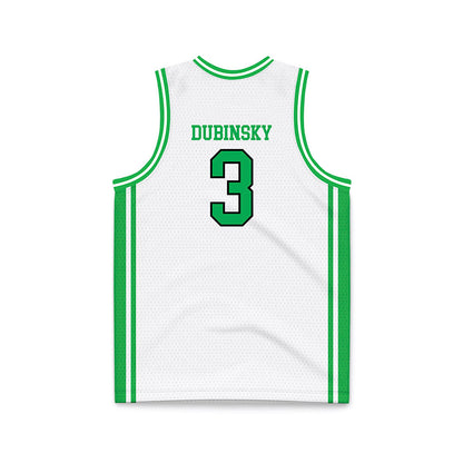 Marshall - NCAA Men's Basketball : Wilson Dubinsky - White Basketball Jersey-1