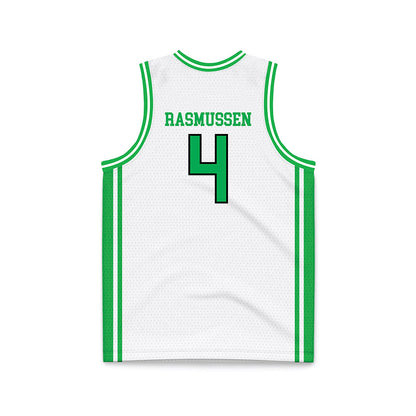 Marshall - NCAA Men's Basketball : Luke Rasmussen - White Basketball Jersey-1