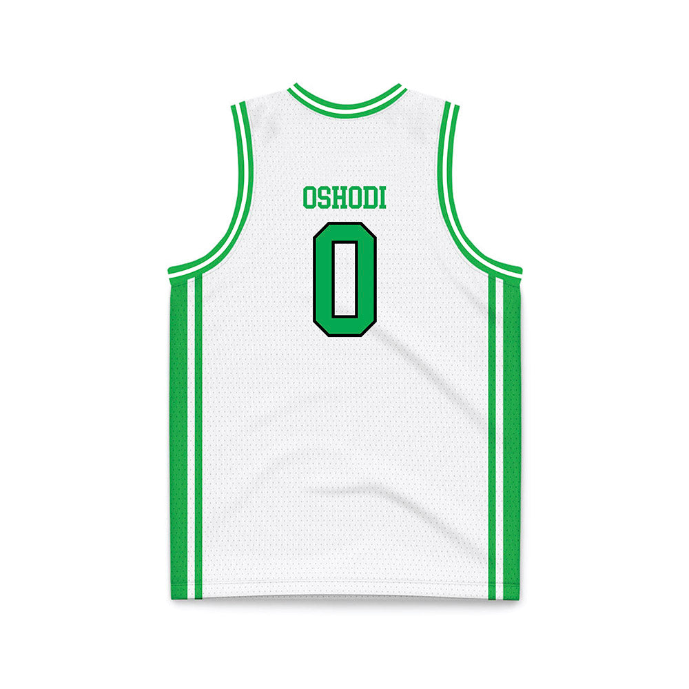 Marshall - NCAA Men's Basketball : Fazl Oshodi - White Basketball Jersey-1