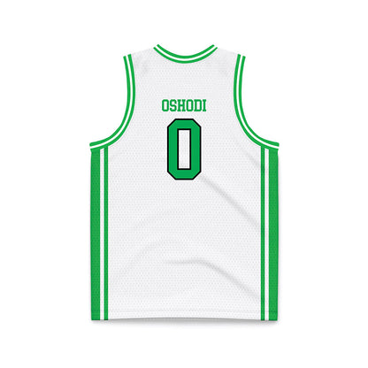 Marshall - NCAA Men's Basketball : Fazl Oshodi - White Basketball Jersey-1