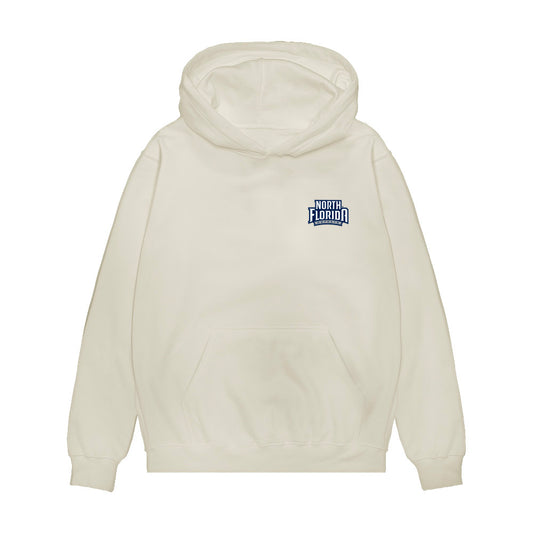 UNF - NCAA Women's Basketball : Elle Blatchford - Collage Premium Hooded Sweatshirt-0