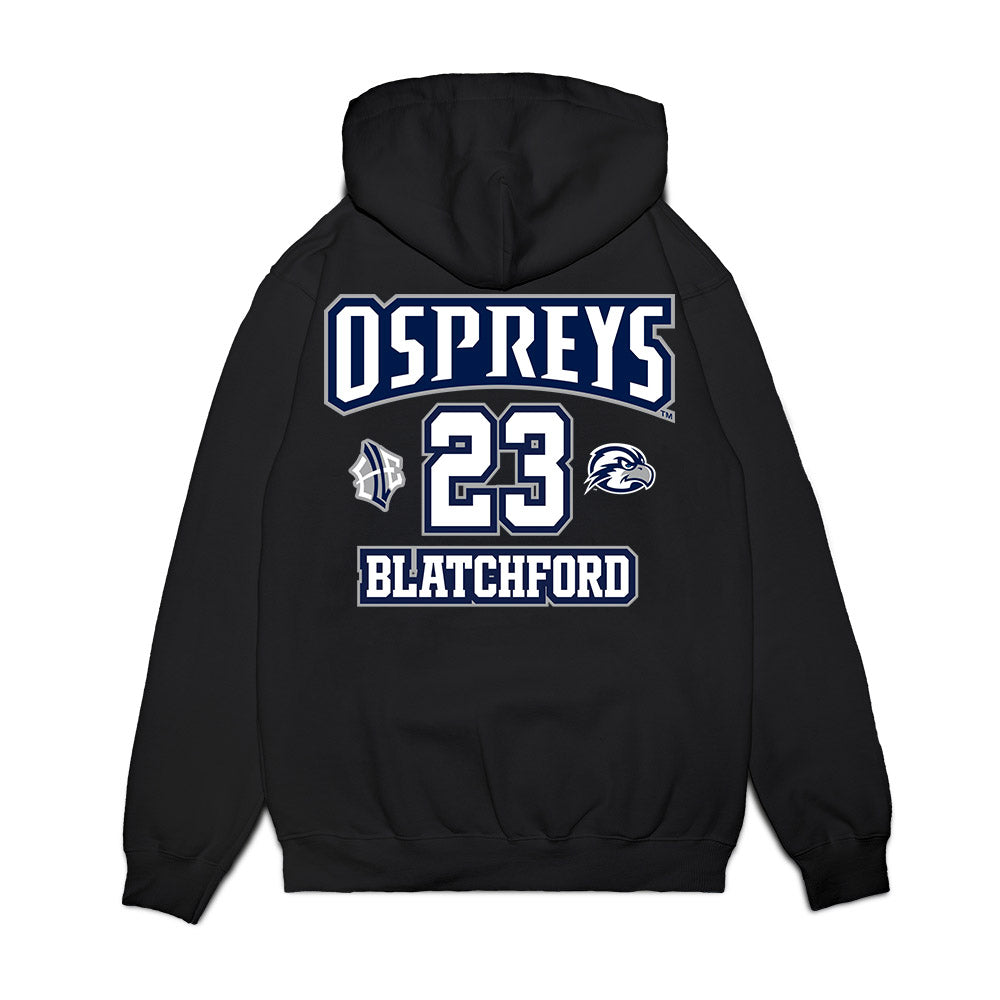 UNF - NCAA Women's Basketball : Elle Blatchford - Graphic Tee Premium Hooded Sweatshirt-1