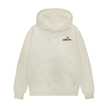 Adelphi - NCAA Men's Basketball : Zakari McQueen - Collage Premium Hooded Sweatshirt-0