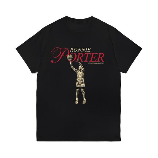 Wisconsin - NCAA Women's Basketball : Ronnie Porter - Comfort Colors T-Shirt-0