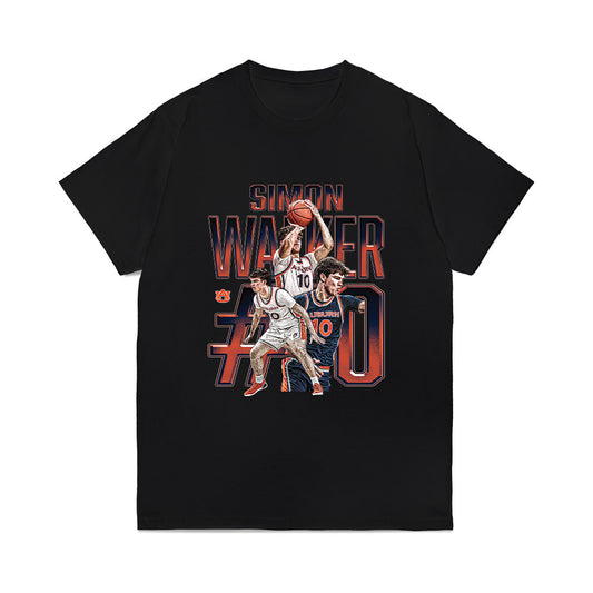 Auburn - NCAA Men's Basketball : Simon Walker - Collage Comfort Colors T-Shirt-0