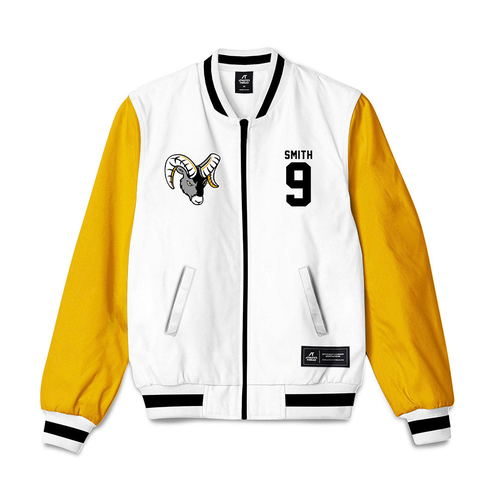 Framingham State - NCAA Women's Soccer : Tarynn Smith - Bomber Jacket-0