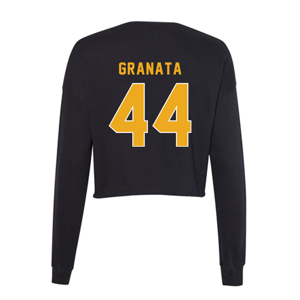 Framingham State - NCAA Football : Augustus Granata - Women's Cropped Crew Fleece-1