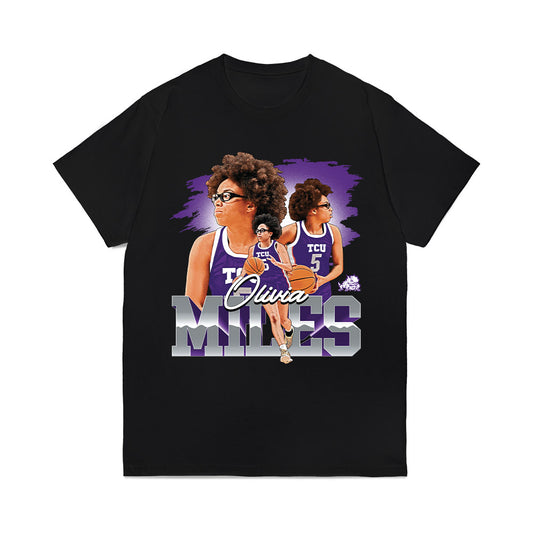 TCU - NCAA Women's Basketball : Olivia Miles - Collage Comfort Colors T-Shirt-0