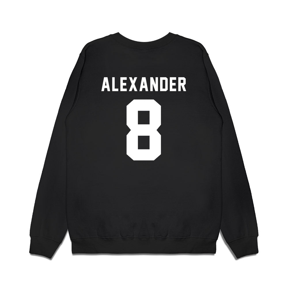 Delaware - NCAA Football : Jaquise Alexander - Sports Shersey Premium Crewneck Sweatshirt-1