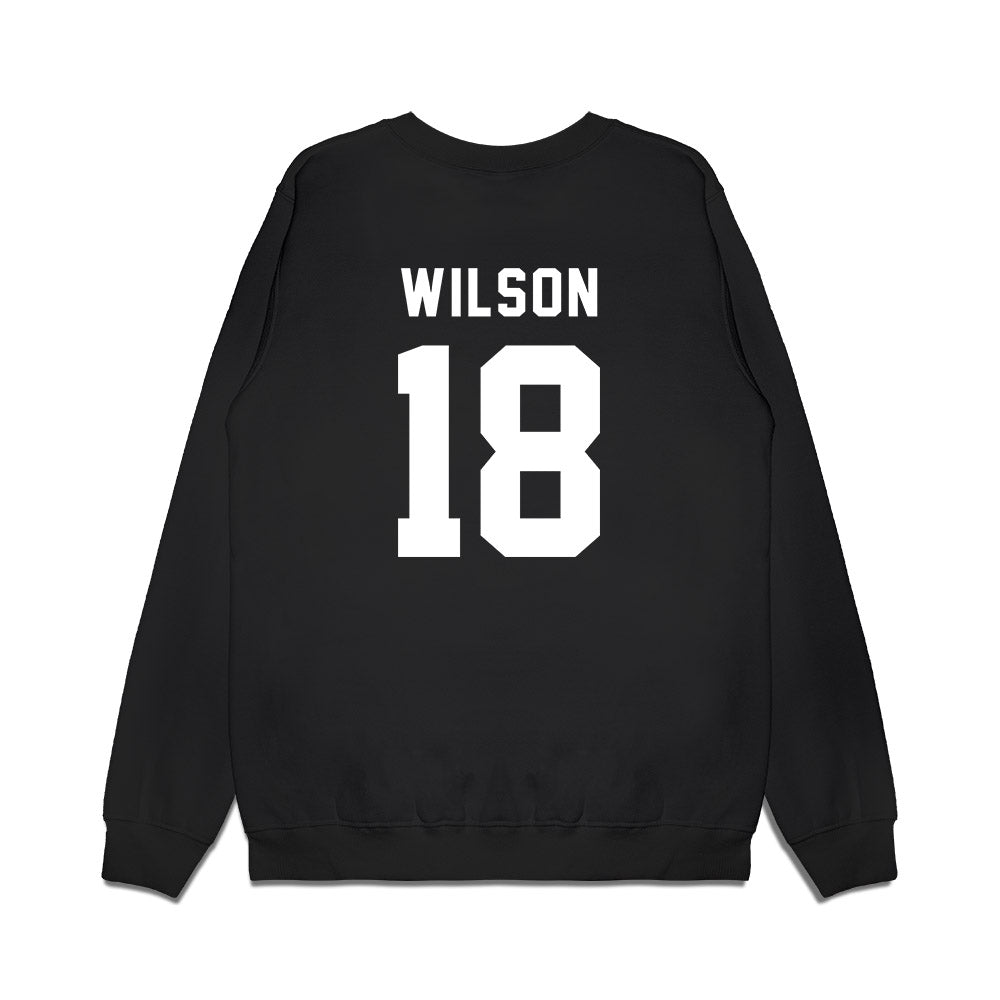 Delaware - NCAA Football : Sean Wilson - Sports Shersey Premium Crewneck Sweatshirt-1