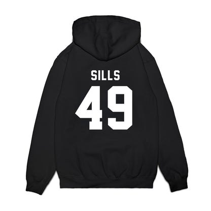 Delaware - NCAA Football : Maddox Sills - Sports Shersey Premium Hooded Sweatshirt-1