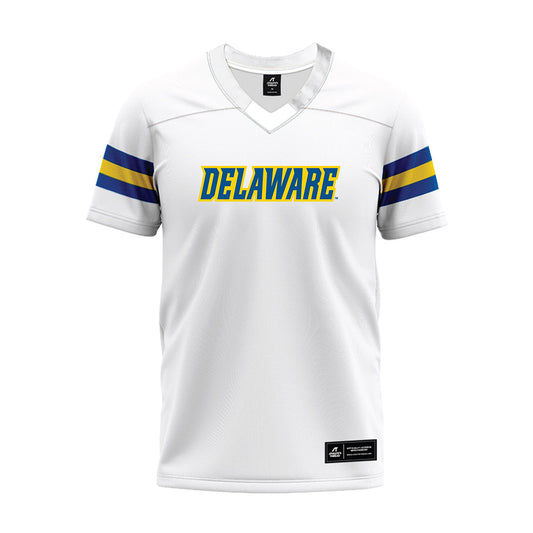 Delaware - NCAA Football : - White Premium Football Jersey-0