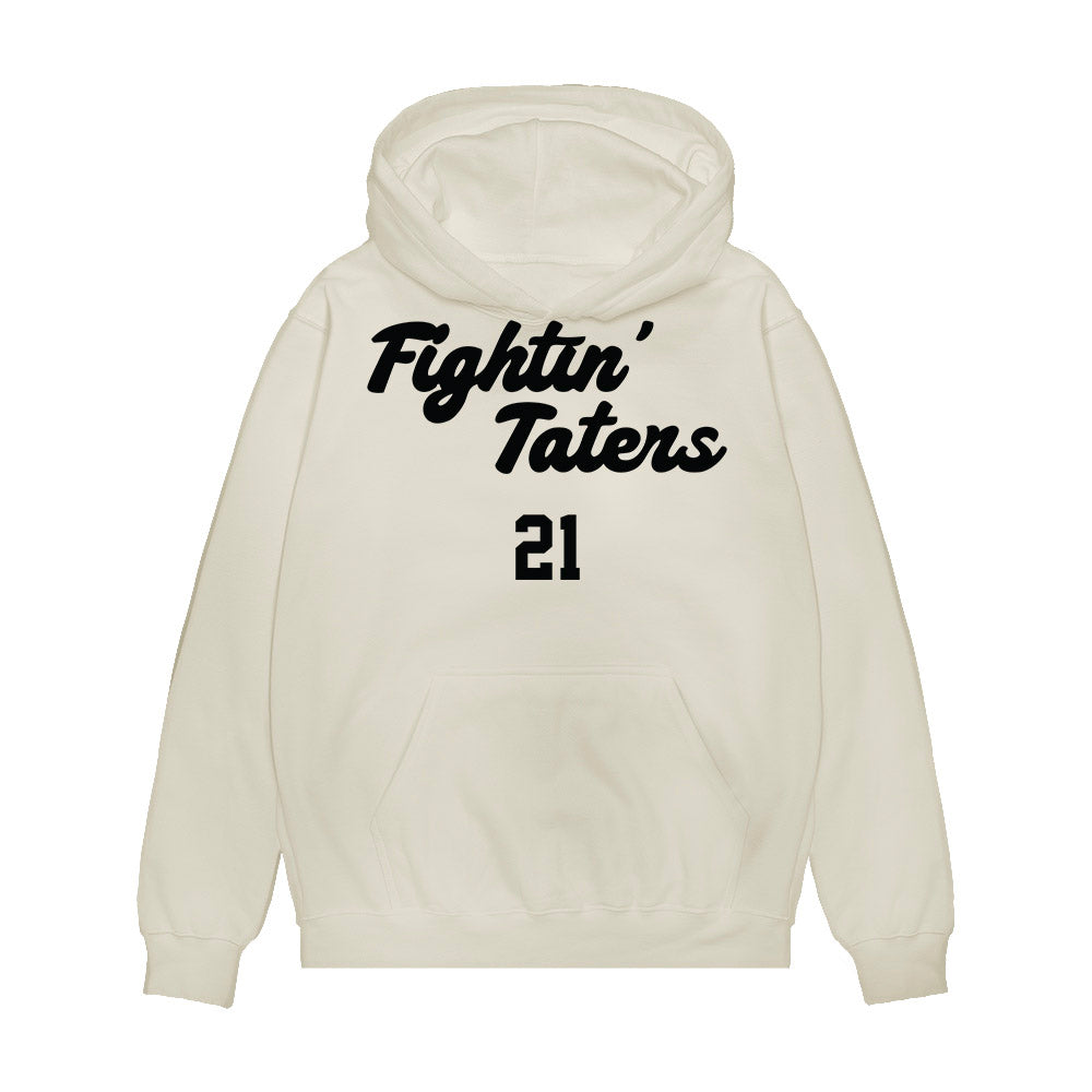 Idaho - NCAA Football : Aiden Nixon - Fightin Taters Premium Hooded Sweatshirt-0