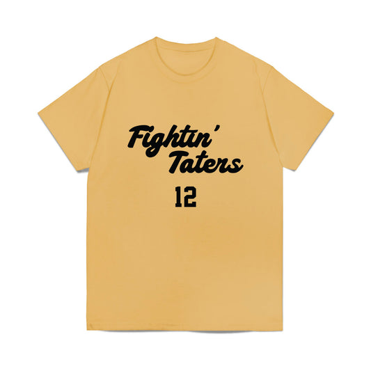 Idaho - NCAA Football : Kage Repenn - Fightin Taters Comfort Colors T-Shirt-0