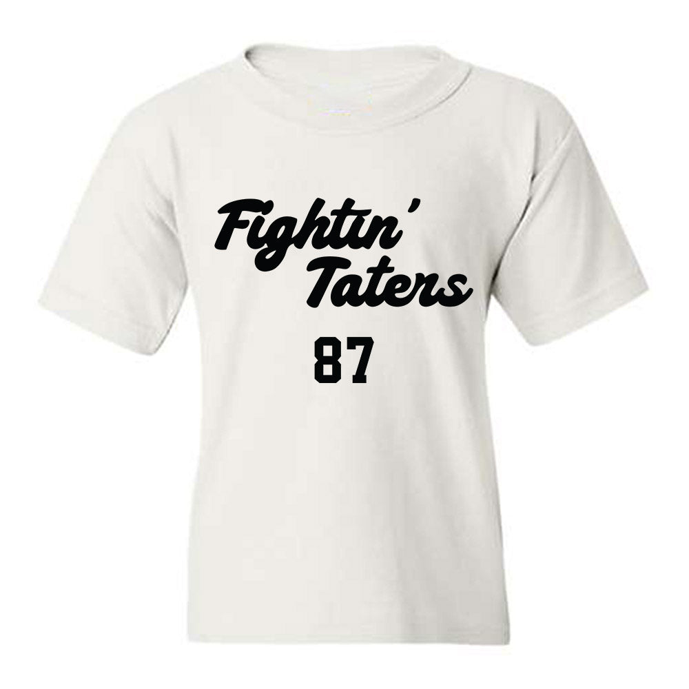 Idaho - NCAA Football : Ethan Rodriguez - Fightin Taters Youth T-Shirt-0