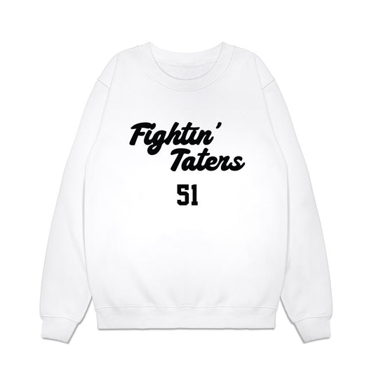 Idaho - NCAA Football : Leon Evans - Fightin Taters Premium Crewneck Sweatshirt-0