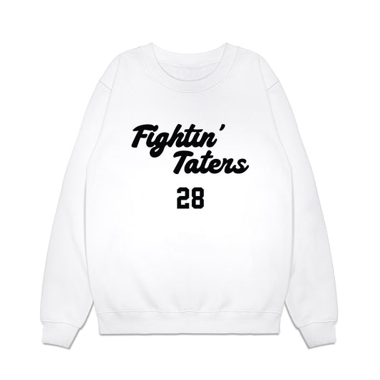 Idaho - NCAA Football : Ferrari Miller - Fightin Taters Premium Crewneck Sweatshirt-0