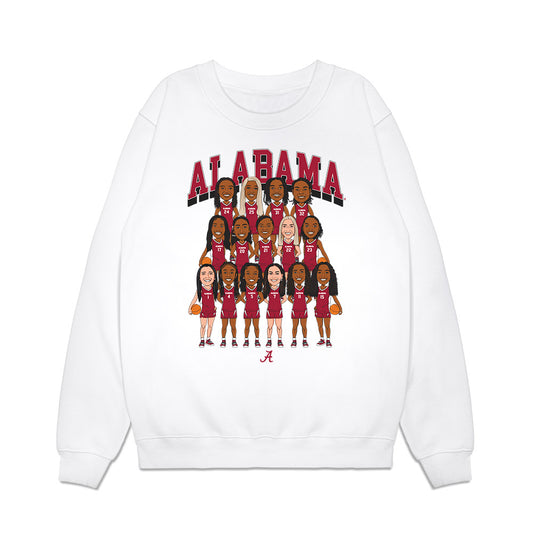 Alabama - NCAA Women's Basketball : - Team Caricature Premium Crewneck Sweatshirt-0