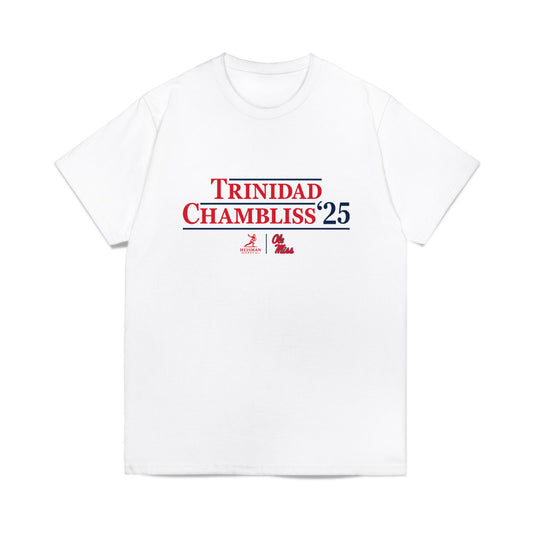Ole Miss - NCAA Football : Trinidad Chambliss - Campaign Comfort Colors T-Shirt-0