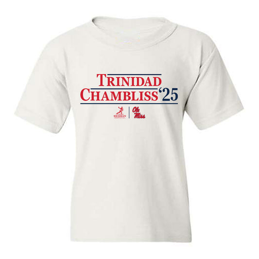 Ole Miss - NCAA Football : Trinidad Chambliss - Campaign Youth T-Shirt-0