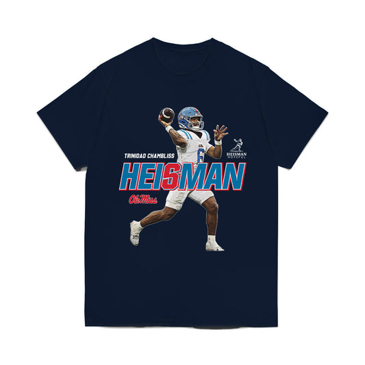 Ole Miss - NCAA Football : Trinidad Chambliss - Heisman Comfort Colors T-Shirt-0