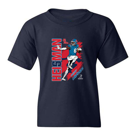 Ole Miss - NCAA Football : Trinidad Chambliss - Heisman Stance Youth T-Shirt-0