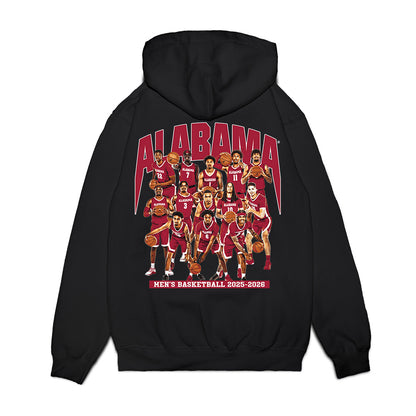 Alabama - NCAA Men's Basketball : - Team Collage Premium Hooded Sweatshirt-1