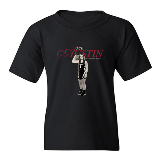 Alabama - NCAA Women's Basketball : Ace Austin - Legacy Youth T-Shirt-0