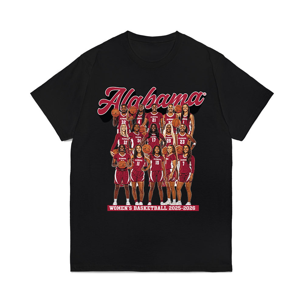 Alabama - NCAA Women's Basketball : - Team Collage Comfort Colors T-Shirt-0