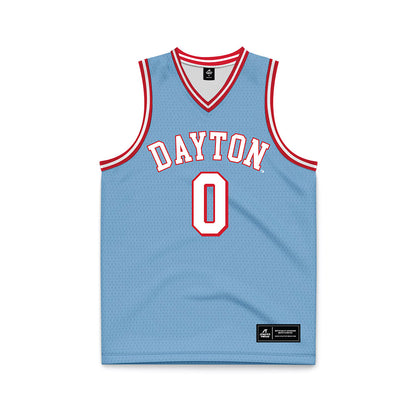 Dayton - NCAA Men's Basketball : Tyrone Baker - Chapel Blue Basketball Jersey-0