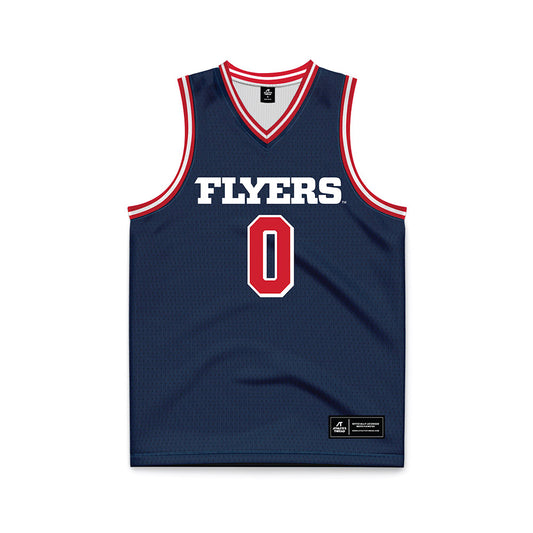 Dayton - NCAA Men's Basketball : Javon Bennett - Navy Basketball Jersey-0