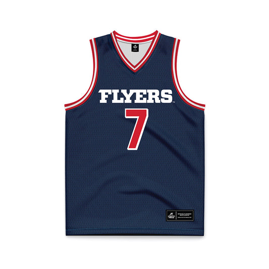 Dayton - NCAA Men's Basketball : Keonte Jones - Navy Basketball Jersey-0