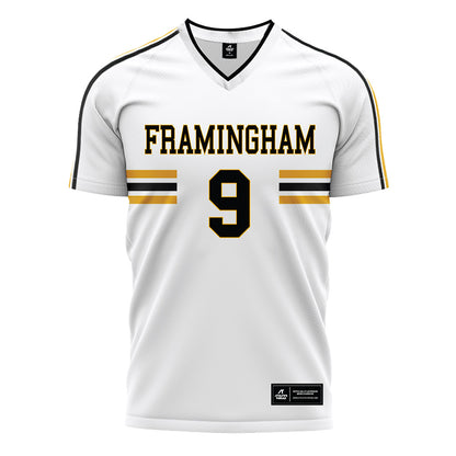 Framingham State - NCAA Women's Soccer : Tarynn Smith - White Soccer Jersey-0