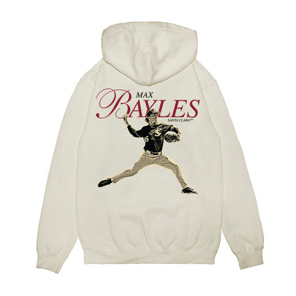 SCU - NCAA Baseball : Max Bayles - Legacy Premium Hooded Sweatshirt-1