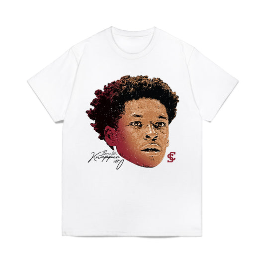 SCU - NCAA Men's Basketball : Brenton Knapper - Comfort Colors T-Shirt-0