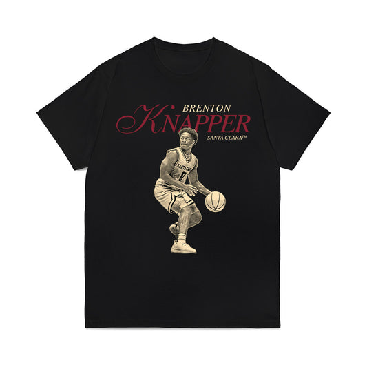 SCU - NCAA Men's Basketball : Brenton Knapper - Legacy Comfort Colors T-Shirt-0
